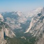 Blick vom Glacier-Point. Man ist da aber nicht alleine