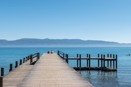 Lake Tahoe - einsame Stelle