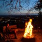 nachts am Feuer ...