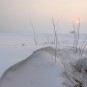 Schneeverwehung in der Abendsonne, EOS 5D