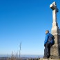 Am Gipfel 744m Sattelberg