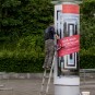 Das neue Deutschland ankleben