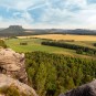 Blick zur Festung und zum Lilienstein