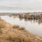 Pirna von der Autobahnbrücke aus