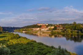 Blick von der Elbbrücke auf meine Stadt