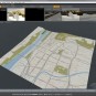 screenshot aus modo - Gelände mit aufgemappter 2-D-Karte